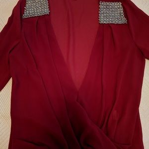 👠🎀💅 Red sexy blouse!